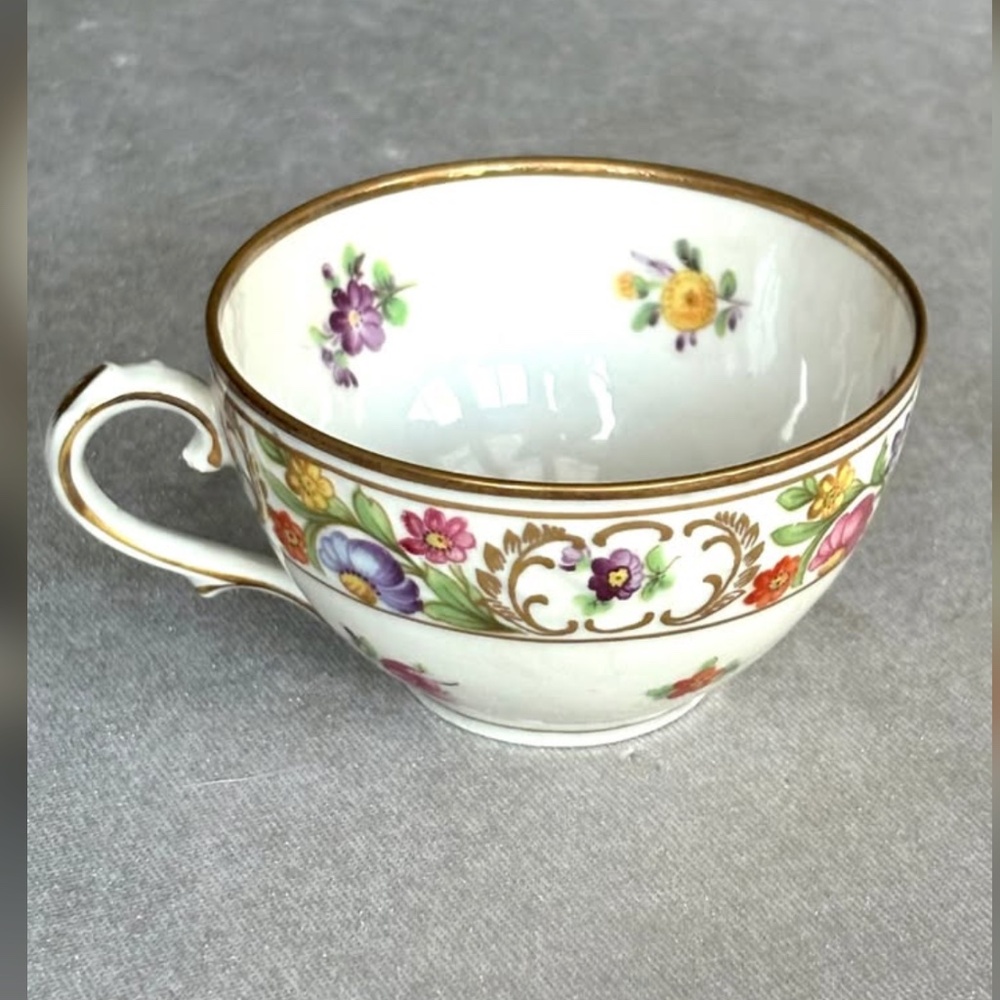 Vintage Schumann Germany Empress Dresden Fine China Tea Cup